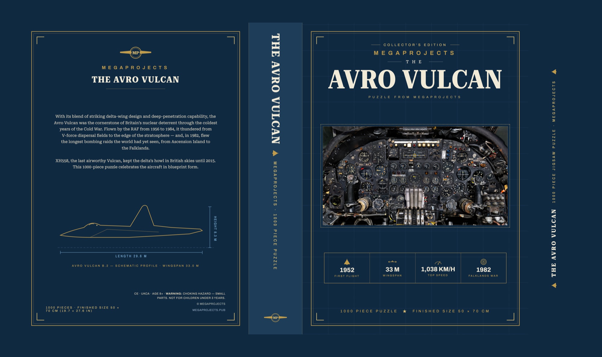The full box wrap — back, spine and front